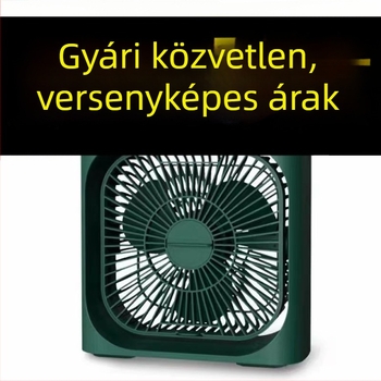 USB mini ventilátor permetező funkcióval és éjjeli fénnyel – 3 sebesség