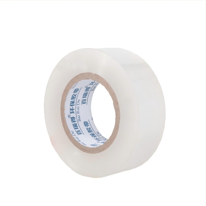 Bairide BOPP csomagoló szalag, film 52 μm, nyomásérzékeny ragasztó, vízálló, hőállóság 60°C