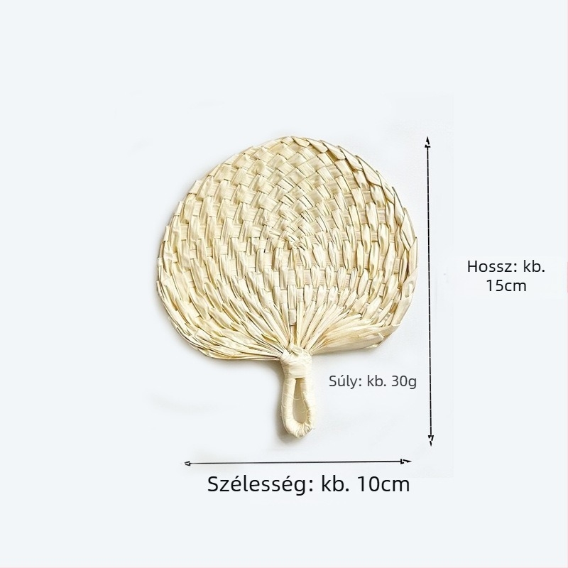 Kézi ventilátor, napraforgólevelekből készült, diákok számára megfelelő