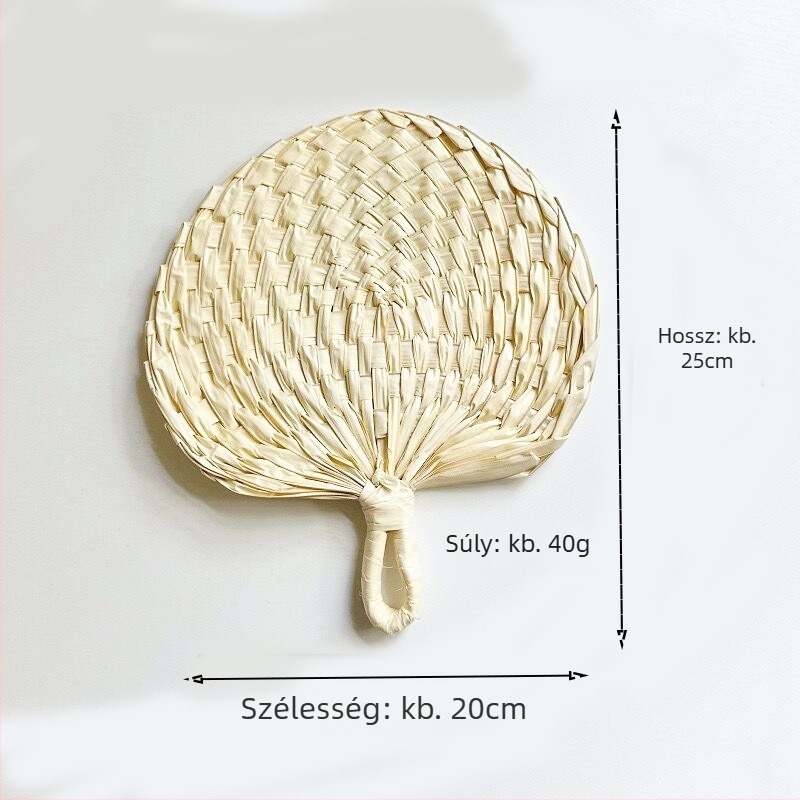 Kézi ventilátor, napraforgólevelekből készült, diákok számára megfelelő