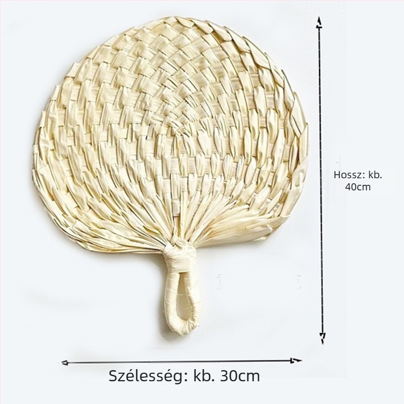 Kézi ventilátor, napraforgólevelekből készült, diákok számára megfelelő