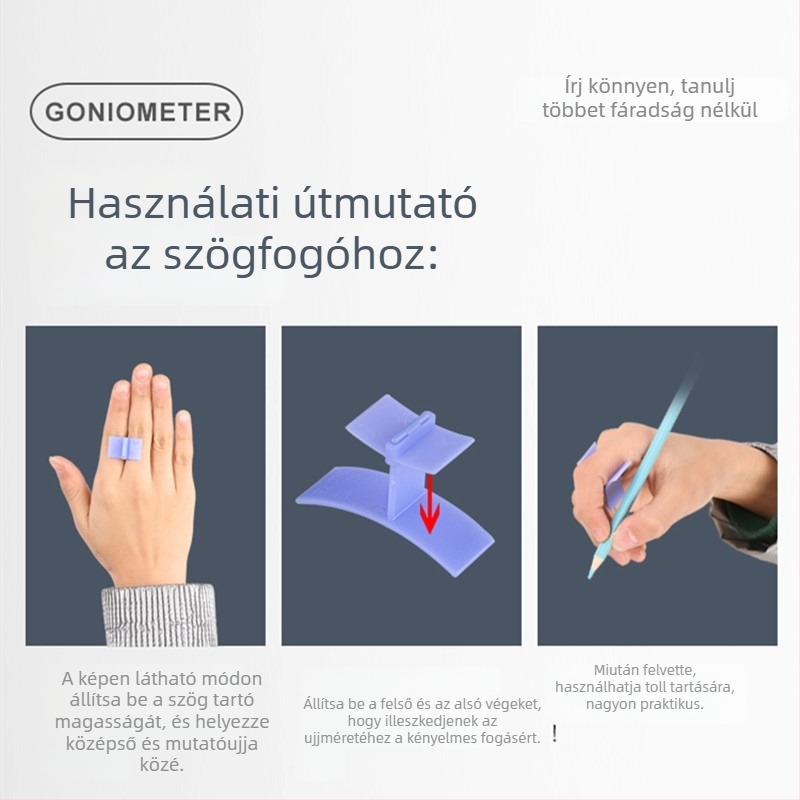 Gyerekeknek szóló ceruzafogó készlet a helyes íráskészség korrekciójához – műanyag tartó, tároló dobozban, Youxuemei márka