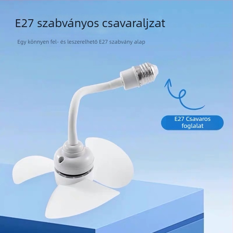 Fali ventilátor 3 lapáttal, brushless motor, ABS ház, 4 sebesség