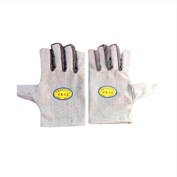 Huafeng vászonból készült hegesztő kesztyűk, kétszeres rétegű, teljesen bélelt, védelmi célra, 24 szálas varrás, Huafeng márka, súly 94