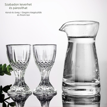 Egyedi logóval rendelkező boros pohár készlet, minimalistikus modern stílus, önösszeszerelés, 288 darabos csomag