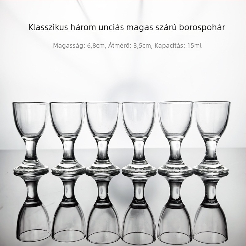 Egyedi logóval rendelkező boros pohár készlet, minimalistikus modern stílus, önösszeszerelés, 288 darabos csomag