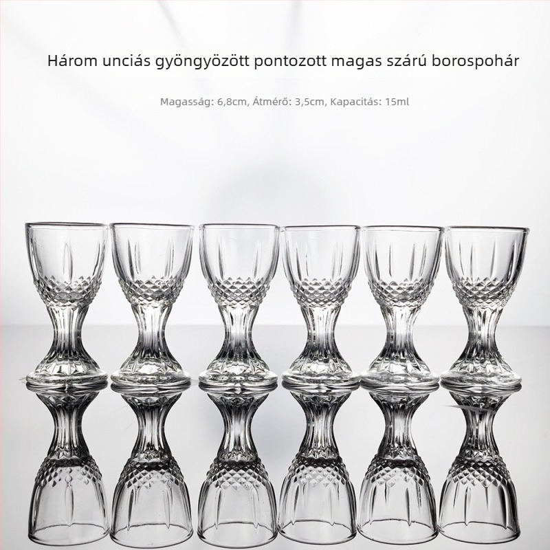 Egyedi logóval rendelkező boros pohár készlet, minimalistikus modern stílus, önösszeszerelés, 288 darabos csomag