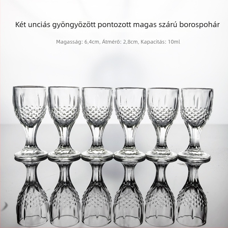 Egyedi logóval rendelkező boros pohár készlet, minimalistikus modern stílus, önösszeszerelés, 288 darabos csomag
