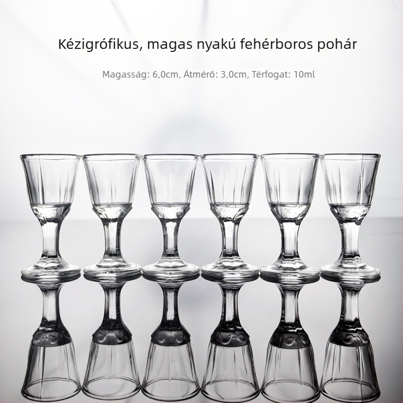Egyedi logóval rendelkező boros pohár készlet, minimalistikus modern stílus, önösszeszerelés, 288 darabos csomag