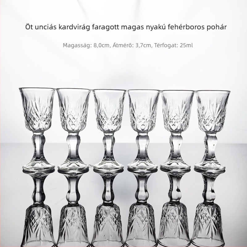 Egyedi logóval rendelkező boros pohár készlet, minimalistikus modern stílus, önösszeszerelés, 288 darabos csomag