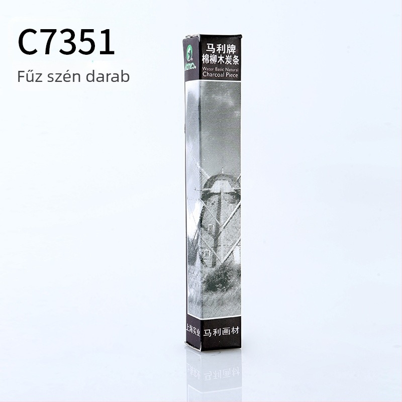 Magritte professzionális szénrajz ceruza fa burkolattal, festéshez és színezéshez, alapcsomagolás