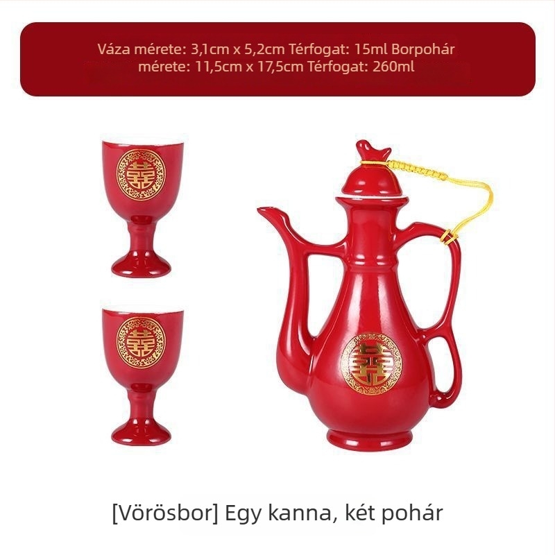 Esküvői bárkészlet sárkány és főnix motívummal, modern egyszerű stílus (Bárfelszerelés, Anyag: Egyéb, Stílus: Modern egyszerűség, Stílus típus: Egyszerű stílus, Bevezetés: 2023)