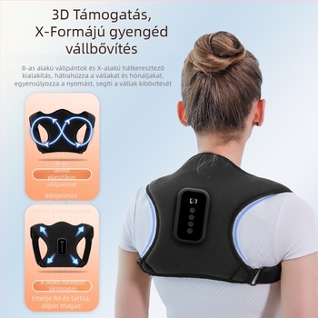 Gyerekeknek szánt okos testtartás-korrigáló, hátsó korrekciós öv, HL-003 modell, 2025-ös kiadás, tanúsított