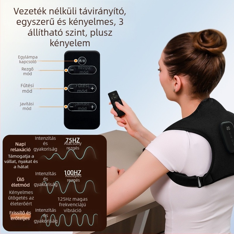 Gyerekeknek szánt okos testtartás-korrigáló, hátsó korrekciós öv, HL-003 modell, 2025-ös kiadás, tanúsított