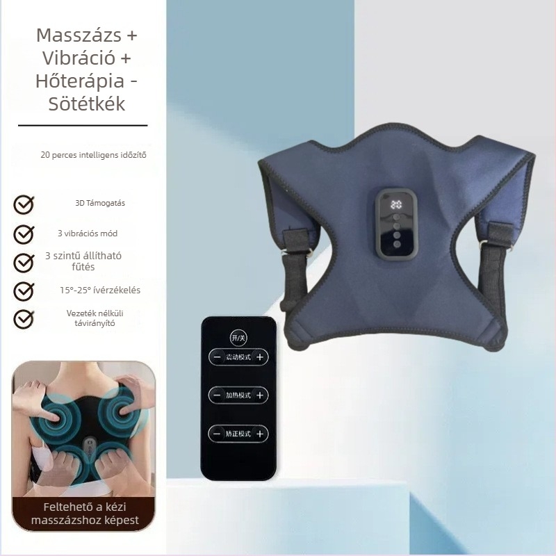 Gyerekeknek szánt okos testtartás-korrigáló, hátsó korrekciós öv, HL-003 modell, 2025-ös kiadás, tanúsított