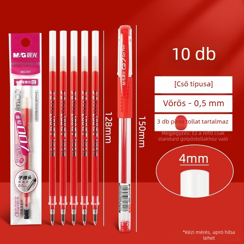 Tollbetét tollhoz — M&G Morning Light 007-R, 0,3 mm menetátmérő, pedagógusok és tanulók számára