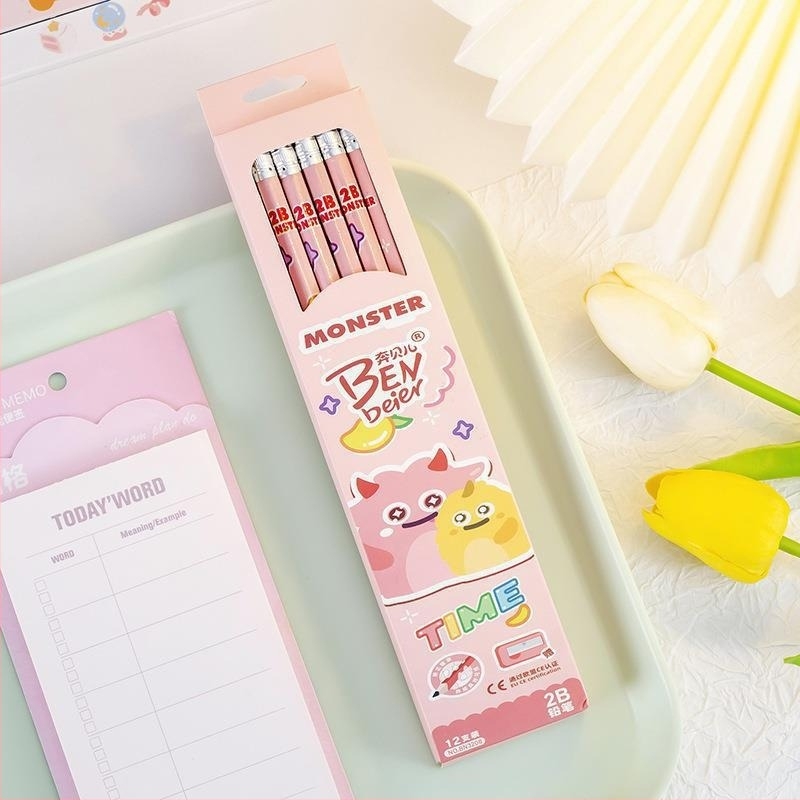 2B ceruza készlet általános iskolásoknak – fa tokozású, Color Light márka, típus: Egyéb