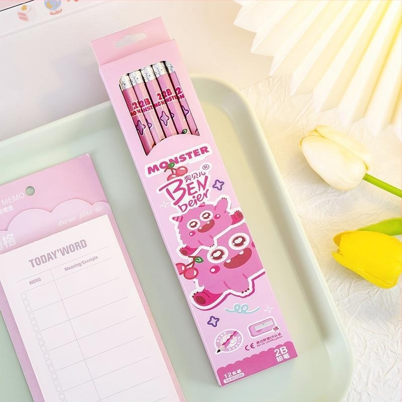 2B ceruza készlet általános iskolásoknak – fa tokozású, Color Light márka, típus: Egyéb