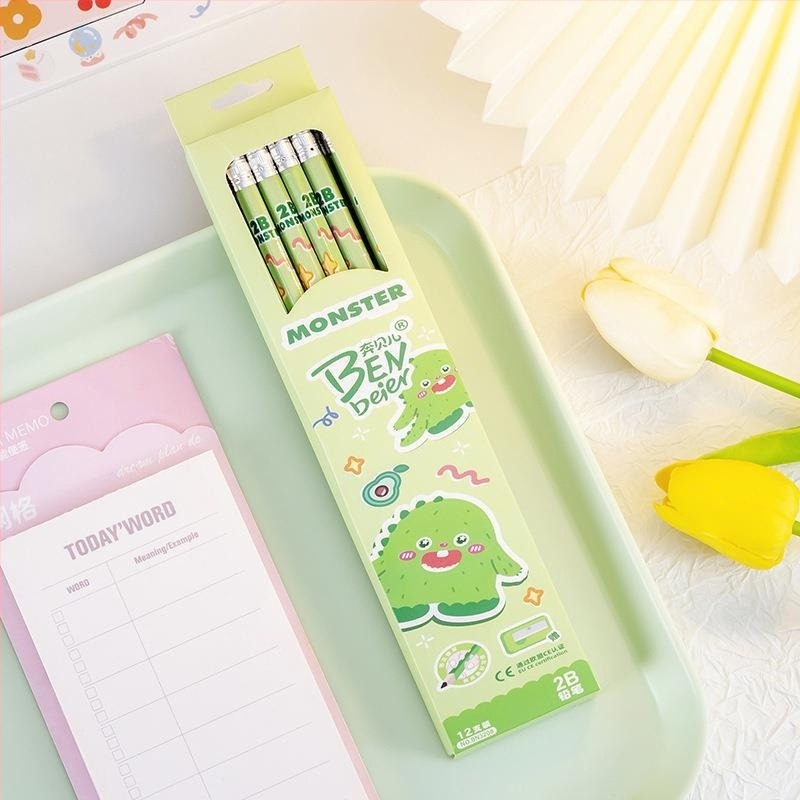 2B ceruza készlet általános iskolásoknak – fa tokozású, Color Light márka, típus: Egyéb