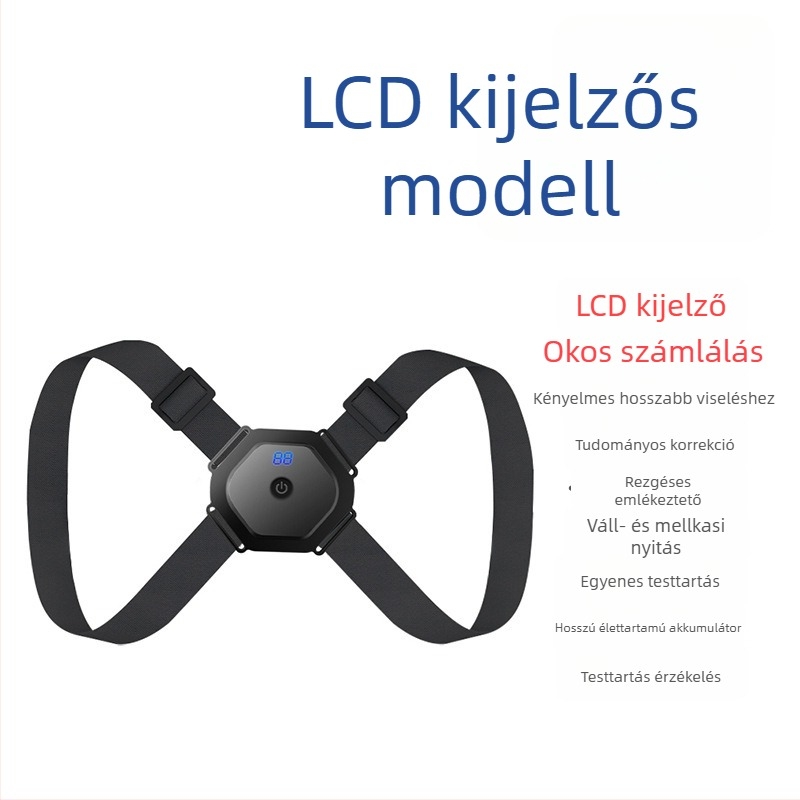 Elektromos testtartás-korrigáló öv a Bingtaitól, hátsó korrektor írás és ülés közbeni használatra, Modell: Correction belt, 2022-ben bevezetve, Tanúsítás: Nincs