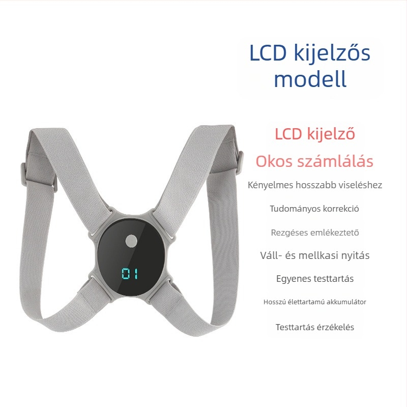 Elektromos testtartás-korrigáló öv a Bingtaitól, hátsó korrektor írás és ülés közbeni használatra, Modell: Correction belt, 2022-ben bevezetve, Tanúsítás: Nincs