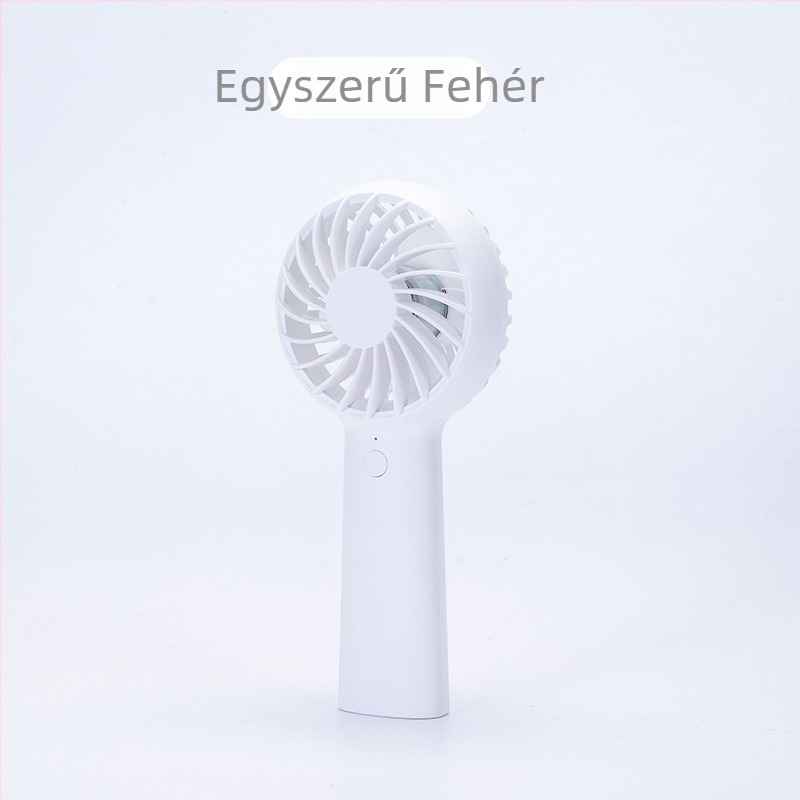 USB mini kézi ventilátor testreszabható logóval, hordozható újratölthető, 4-lapátos