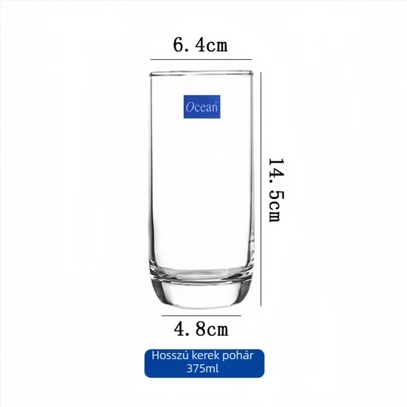 Kristályüveg vörösboros pohár, modern-minimalista stílus, 201–300 ml kapacitás, üveganyag, logónyomás elérhető