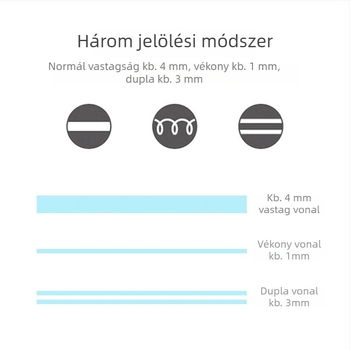 PM-L303 Kétfejű, víz alapú marker toll iskolások számára