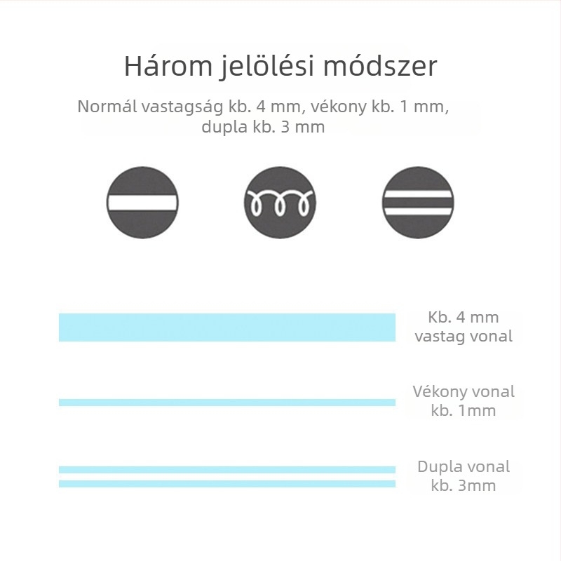 PM-L303 Kétfejű, víz alapú marker toll iskolások számára