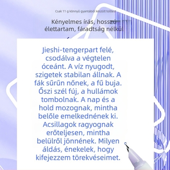 Hero 1355A töltőtoll 3–4. osztályos tanulók számára (Márka: Hero; Tollhegy: irídium; Tintaszerelés: tintasac; Burkolat: műanyag; Tollhegy mérete: 0,38 mm)