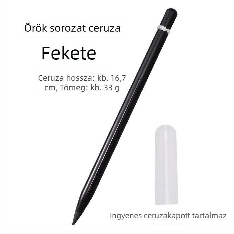 Fém toll tinta nélkül, lézeres logóval, HB tollhegy, kód AL643926257034, GB Nemzeti Szabvány