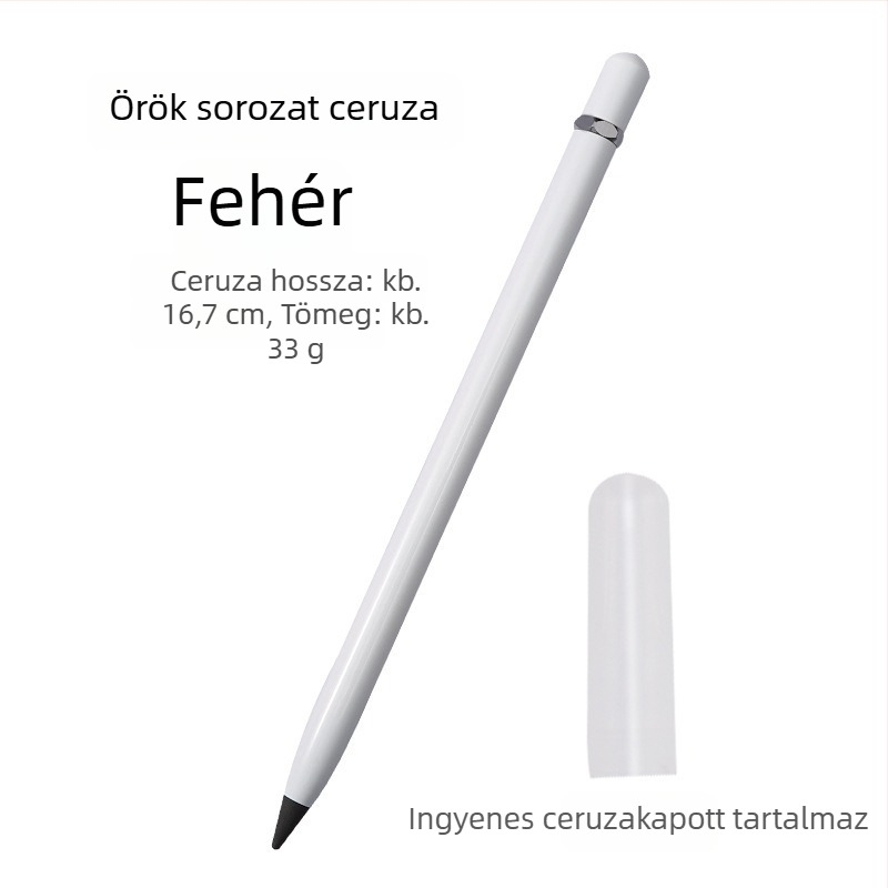 Fém toll tinta nélkül, lézeres logóval, HB tollhegy, kód AL643926257034, GB Nemzeti Szabvány
