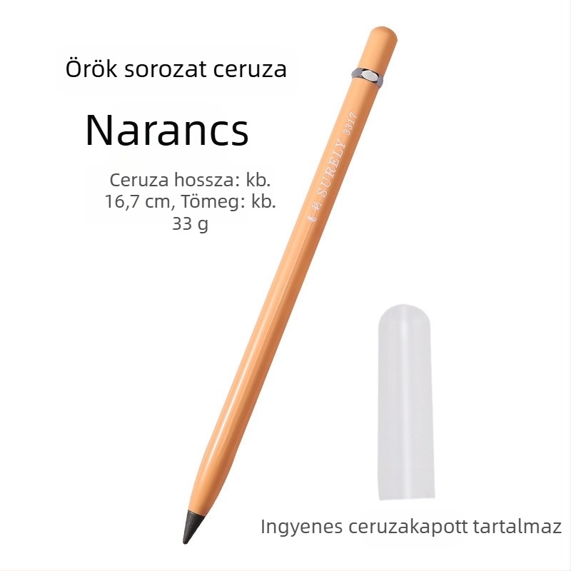 Fém toll tinta nélkül, lézeres logóval, HB tollhegy, kód AL643926257034, GB Nemzeti Szabvány