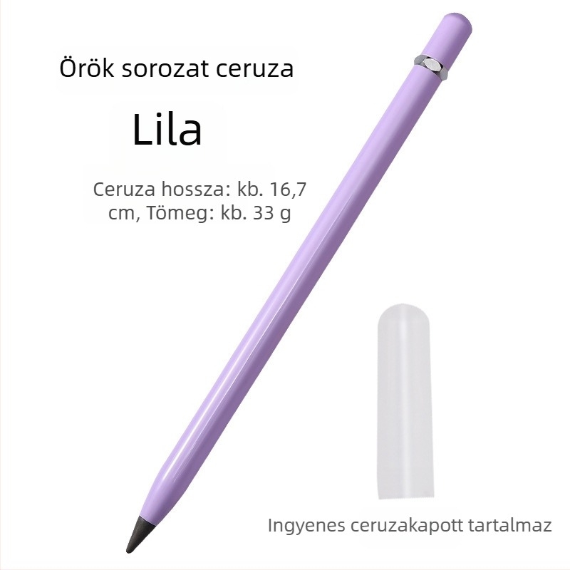 Fém toll tinta nélkül, lézeres logóval, HB tollhegy, kód AL643926257034, GB Nemzeti Szabvány