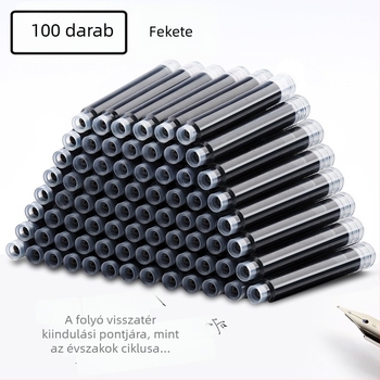 Hero töltőtollhoz cserélhető tintasacskák, 2,6 mm vagy 3,4 mm, 50 vagy 100 darabos csomag, általános iskolás gyerekeknek