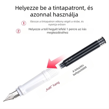 Hero töltőtollhoz cserélhető tintasacskák, 2,6 mm vagy 3,4 mm, 50 vagy 100 darabos csomag, általános iskolás gyerekeknek