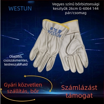 Weishidun hegesztő kesztyűk bútorbőrből munka védelmére