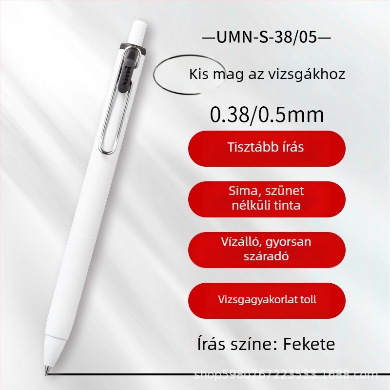 Aláíró toll Uni Mitsubishi Pencil, UBA-188, Student sorozat, műanyag test, Air Free Ink Control