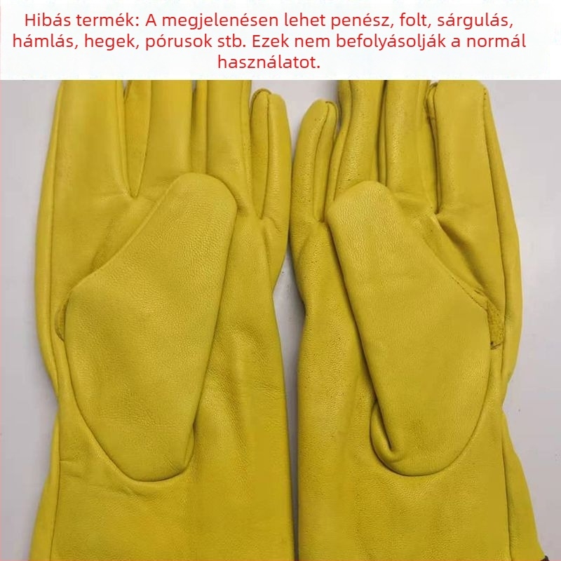 Kecskebőr hegesztőkesztyűk – védő munka kesztyű érintőképernyő-kompatibilis