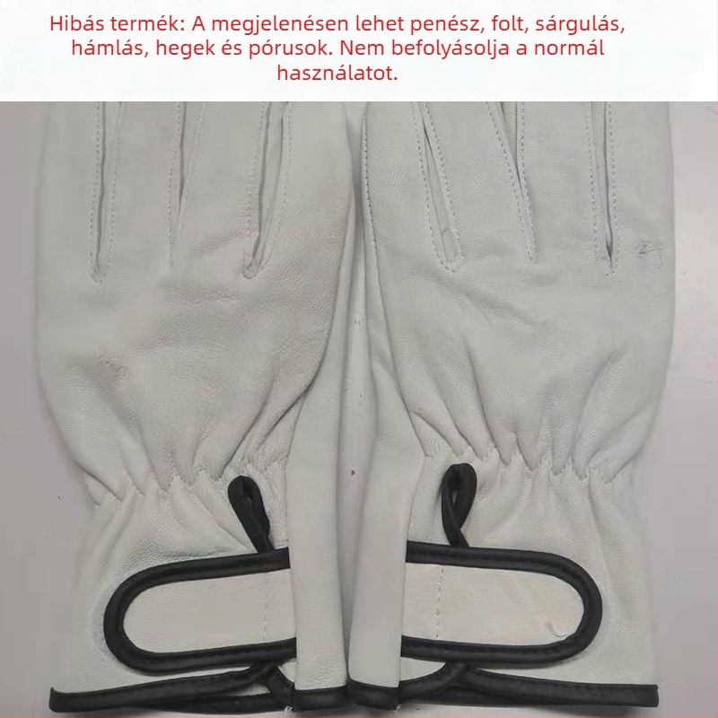 Kecskebőr hegesztőkesztyűk – védő munka kesztyű érintőképernyő-kompatibilis