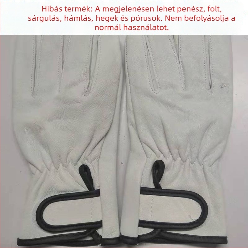 Kecskebőr hegesztőkesztyűk – védő munka kesztyű érintőképernyő-kompatibilis
