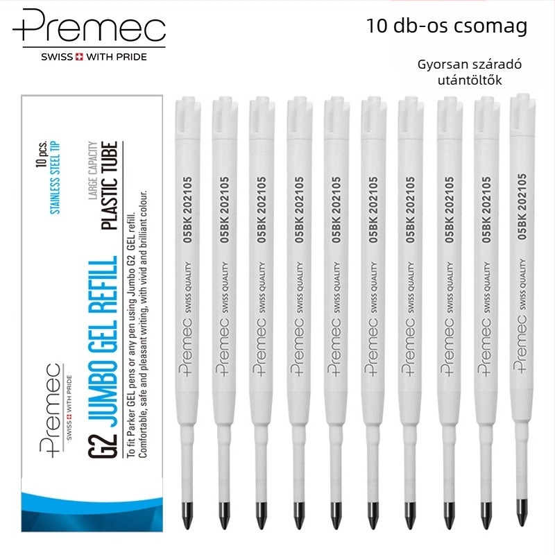 Premec G2 töltőrefill – 0,5 mm írási vonal, műanyag, 10 darabos csomag