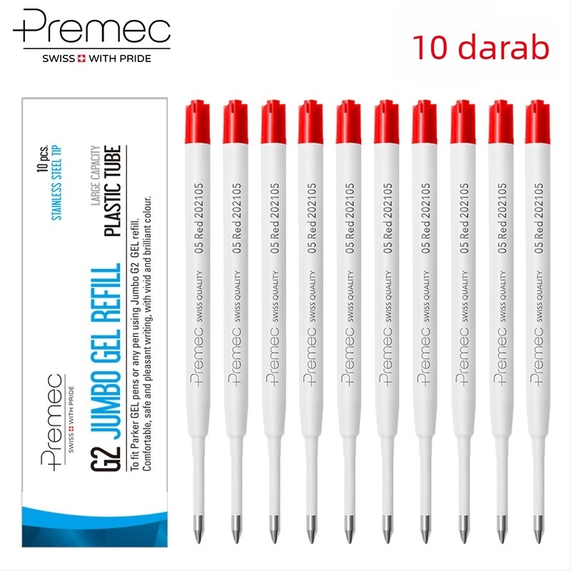 Premec G2 töltőrefill – 0,5 mm írási vonal, műanyag, 10 darabos csomag