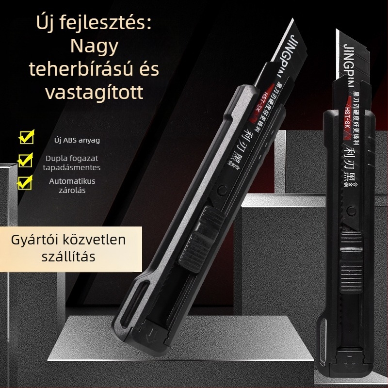 Bahai BH-Tool művészeti kés penge, műanyag-szénacél felépítés, penge 0,6×18×100 mm, tömeg 90 g