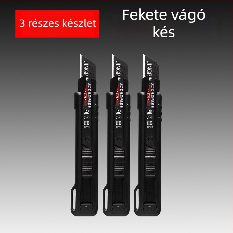 Bahai BH-Tool művészeti kés penge, műanyag-szénacél felépítés, penge 0,6×18×100 mm, tömeg 90 g