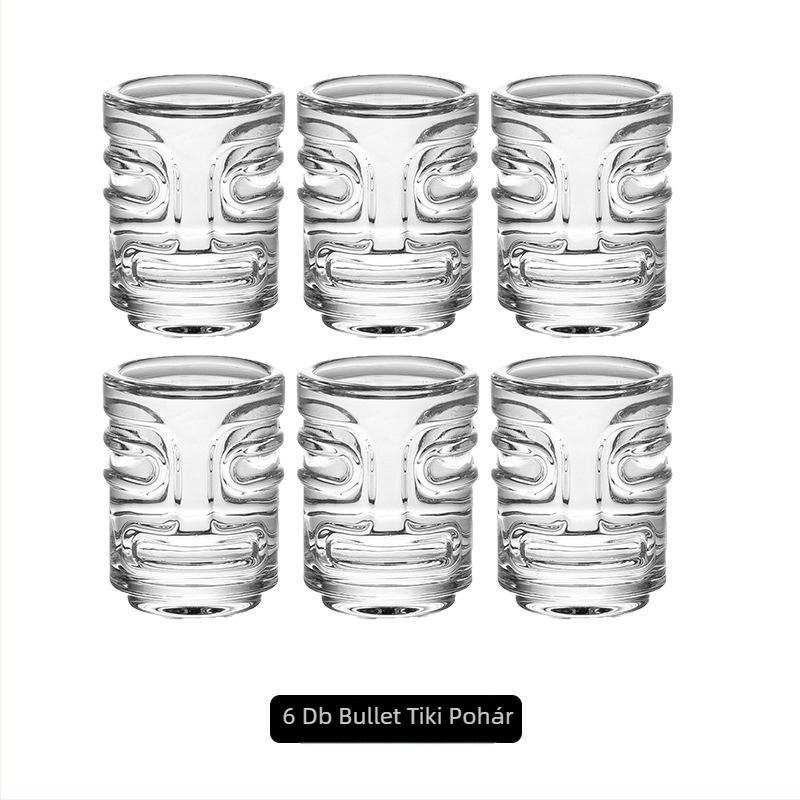 Barx koktél pohár, 301–400 ml, üveg, modern minimalista stílus függőleges csíkokkal