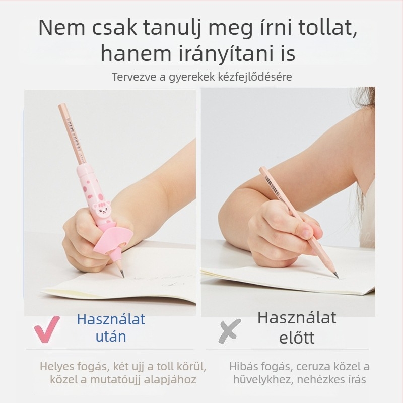 Lowercase Star műanyag tollfogó gyerekeknek – testtartás-korrektor, típus: Egyéb, ajándékba alkalmas