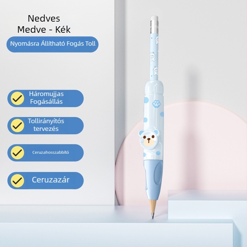 Lowercase Star műanyag tollfogó gyerekeknek – testtartás-korrektor, típus: Egyéb, ajándékba alkalmas