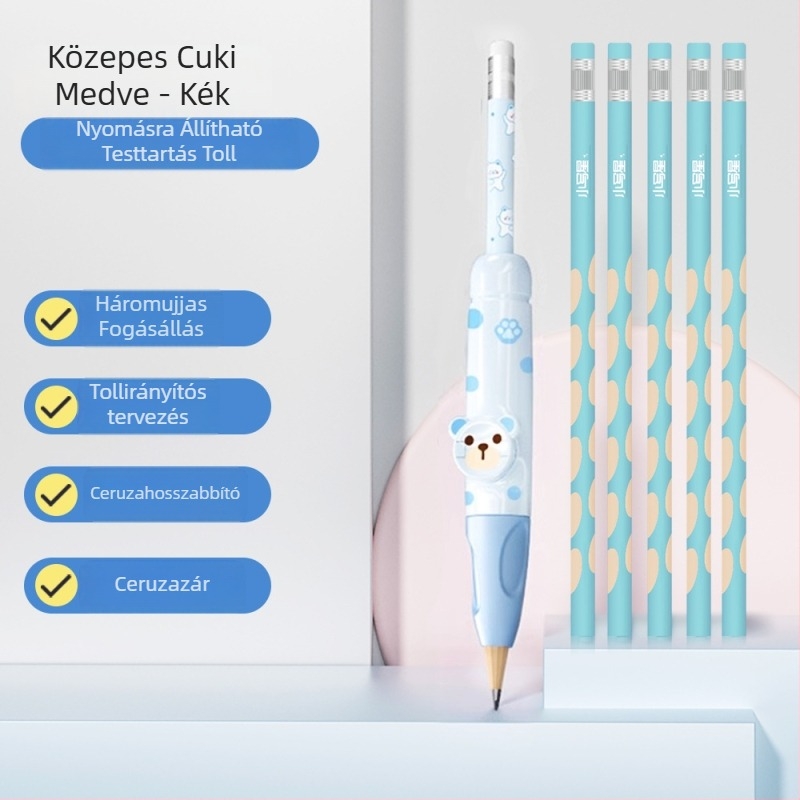 Lowercase Star műanyag tollfogó gyerekeknek – testtartás-korrektor, típus: Egyéb, ajándékba alkalmas