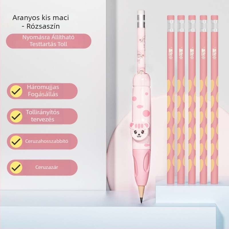 Lowercase Star műanyag tollfogó gyerekeknek – testtartás-korrektor, típus: Egyéb, ajándékba alkalmas